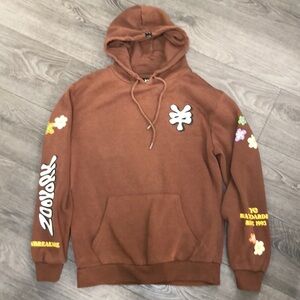 2 for $25 Rare Zoo York brown hoodie size small unisex